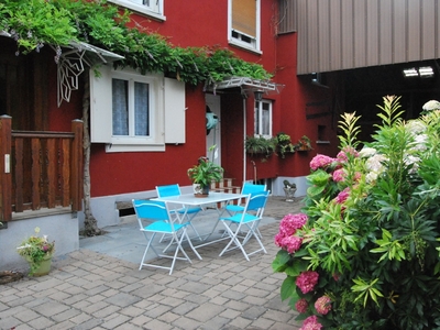 Centre Alsace, gîte familial 3*, proche Europa Park, 4 personnes, 2 chambres + salon avec canapé convertible