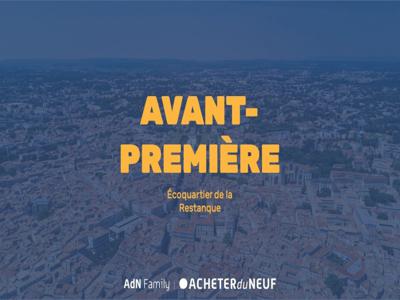 Programme Immobilier neuf AVANT-PREMIÈRE ÉCOQUARTIER DE LA RESTANQUE à Montpellier (34)