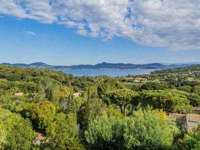 Saint-Tropez, villa de charme à fort potentiel d'extension, vue mer panoramique.