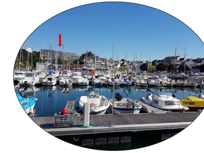 Douarnenez, T2 duplex, port de plaisance, mangez face à la mer,tout à pied... Parking privé (Finistère, Bretagne)