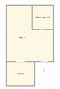 Vente appartement 1 pièce 12.92 m²