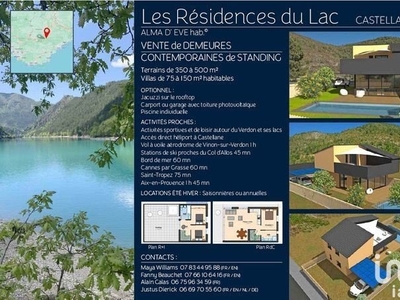 Terrain de 383 m² à Castellane (04120)