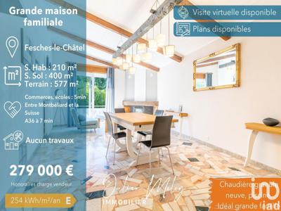 Maison 11 pièces de 210 m² à Fesches-le-Châtel (25490)