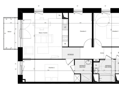 Appartement 4 pièces de 78 m² à Noisy-le-Grand (93160)