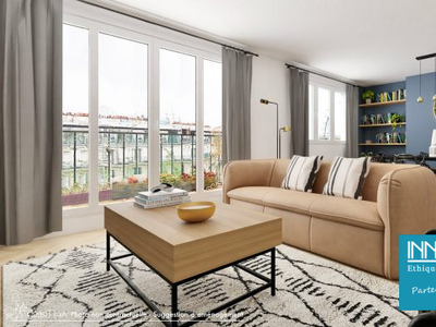 Appartement lumineux 2/3 pièces 69 m² Paris 16ème Pont du Garigliano