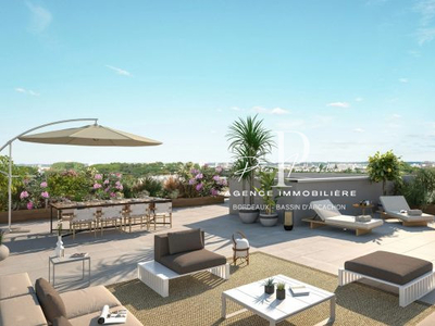 Caudéran - Neuf T4 2024 - Appartement luxueux de 128m2 avec toit-terrasse de 64m2