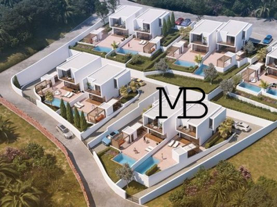 Dix villas jumelées modernes à vendre dans le quartier exclusif de EL Portet Moraira.