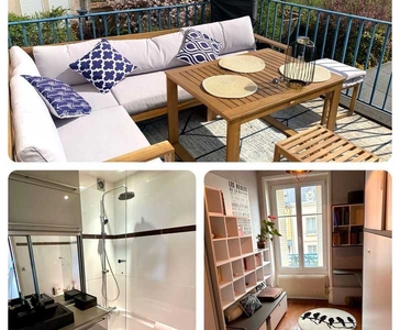 Location Appartement avec terrasse- 78m²-Rue Felix Faure