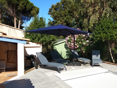 Villa ALJUCO 5 pers. à 150 m de la plage, 2 piscines, entièrement climatisée (Var, Côte d'Azur)