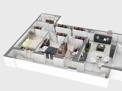 Location appartement 4 pièces 87 m²