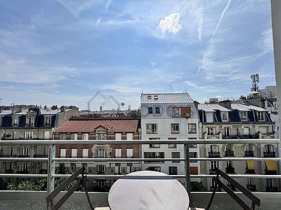 Studio meublé avec terrasse, ascenseur et conciergeAuteuil (Paris 16°)