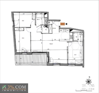 Vente appartement 4 pièces 84.55 m²