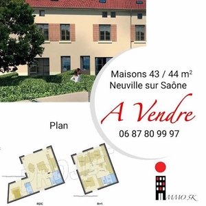 Vente maison 2 pièces 44.6 m²