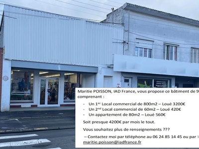 Vente maison 4 pièces 940 m²