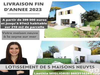 Vente maison 4 pièces 99 m² La Seyne-sur-Mer (83500)