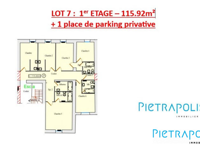 PLATEAU 6 PCS 115 m²