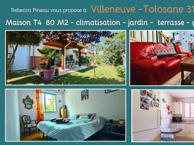 Vente maison 4 pièces 80 m² Villeneuve-Tolosane (31270)