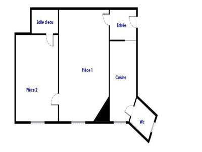 Appartement 2 pièces de 29 m² à Le Bourget (93350)