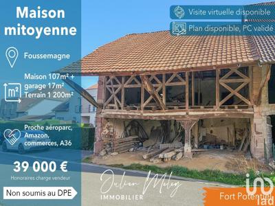 Maison 10 pièces de 440 m² à Dannemarie (68210)