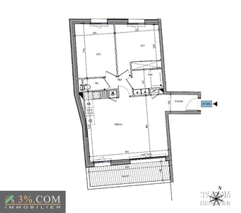 Vente appartement 3 pièces 65.05 m²