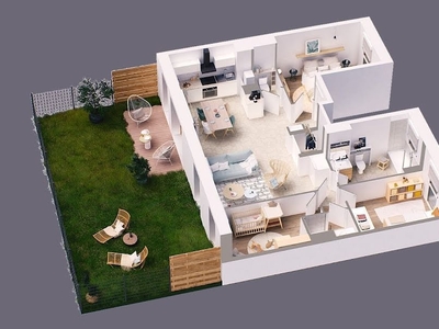 Vente appartement 4 pièces 80 m²