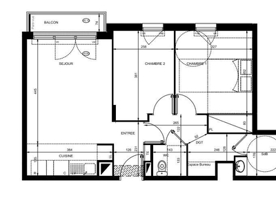 Appartement 3 pièces de 58 m² à Ozoir-la-Ferrière (77330)