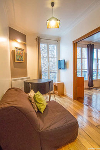 Appartement 1 chambre meublé avec animaux acceptés, ascenseur et cheminéeJardin des Plantes (Paris 5°)