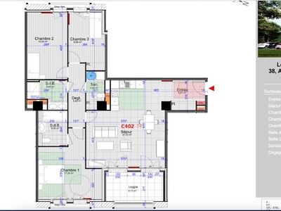 Vente appartement 4 pièces 98.01 m²