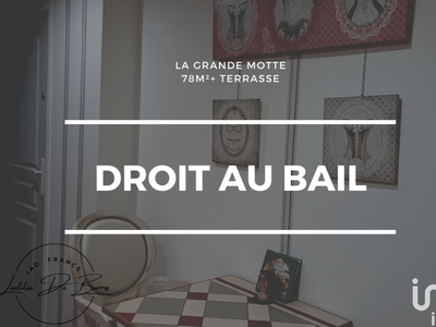 Droit au bail de 74 m² à La Grande-Motte (34280)