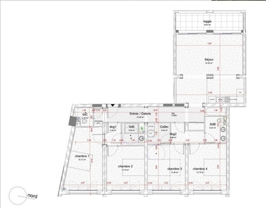 Appartement 5 pièces de 118 m² à Le Mans (72000)