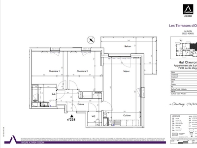 Location appartement 3 pièces 66 m²