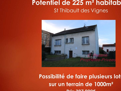 Vente maison 8 pièces 132 m² Saint-Thibault-des-Vignes (77400)