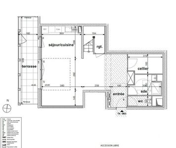 Appartement 4 pièces de 106 m² à Nantes (44200)