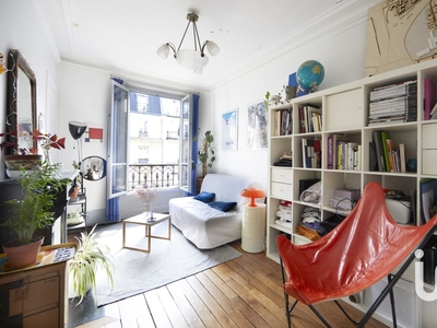 Appartement 3 pièces de 52 m² à Paris (75019)