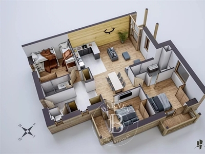 Les Gets - Appartement Type T4 Vefa - 3 chambres - 90,6m²