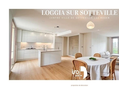 Appartement 3 pièces de 76 m² à Sotteville-lès-Rouen (76300)