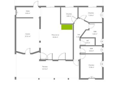 Maison 5 pièces de 200 m² à Morne-à-l'Eau (97111)