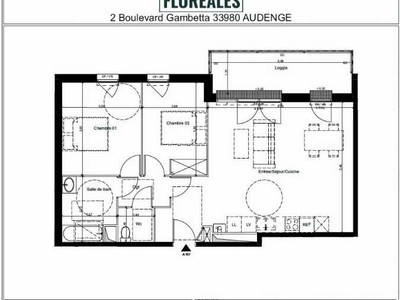 Appartement 3 pièces 71 m² + loggia 10m² + 2 parkings souterrain