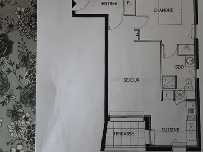 Location appartement récent t2 non meublé + terrasse + garage ferme Saint Malo