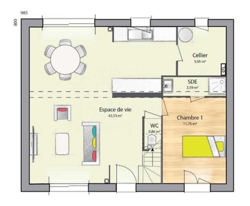 Maison 7 pièces 124 m²