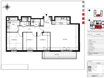 Vente appartement 4 pièces 88 m²