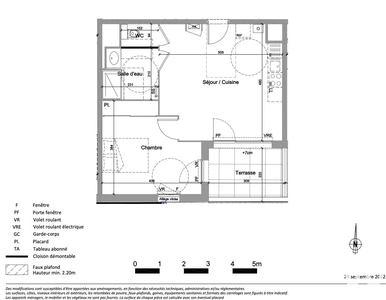 Appartement 2 pièces de 42 m² à Jassans-Riottier (01480)