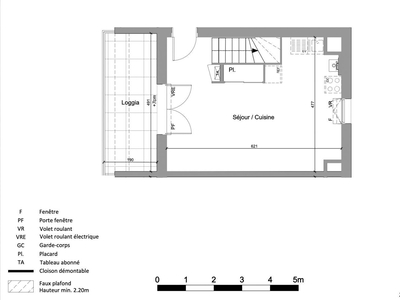 Appartement 3 pièces de 63 m² à Jassans-Riottier (01480)
