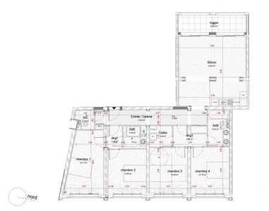 Appartement 5 pièces de 118 m² à Le Mans (72000)