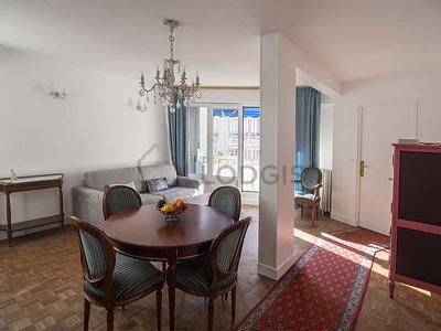 Appartement 1 chambre meublé avec ascenseur, concierge et local à vélosPorte de Versailles (Paris 15°)