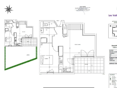 Location appartement 2 pièces 51 m²