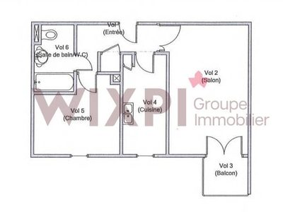 Location meublée appartement 2 pièces 51.5 m²