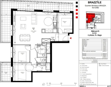Vente appartement 4 pièces 89 m²