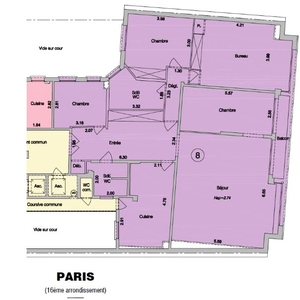 Vente appartement 6 pièces 143.66 m²