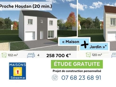 Vente maison à construire 6 pièces 102 m² Houdan (78550)